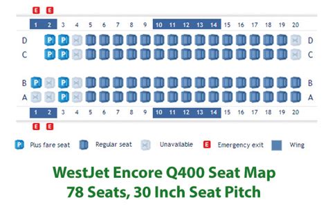 westjet q400 seat map.